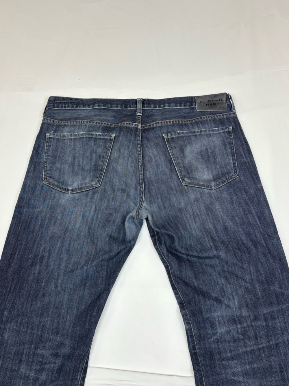 CITIZENS OF HUMANITY COH Jeans Mens 38x31 SID Stretch Dark Denim Distressed